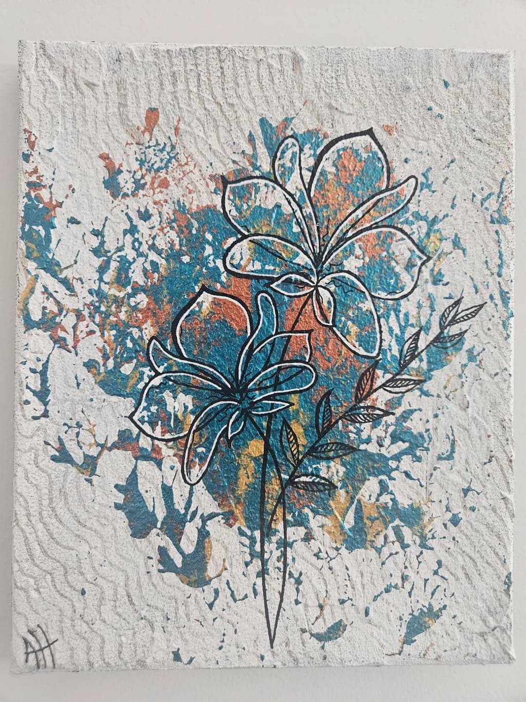 Outlined Blooms