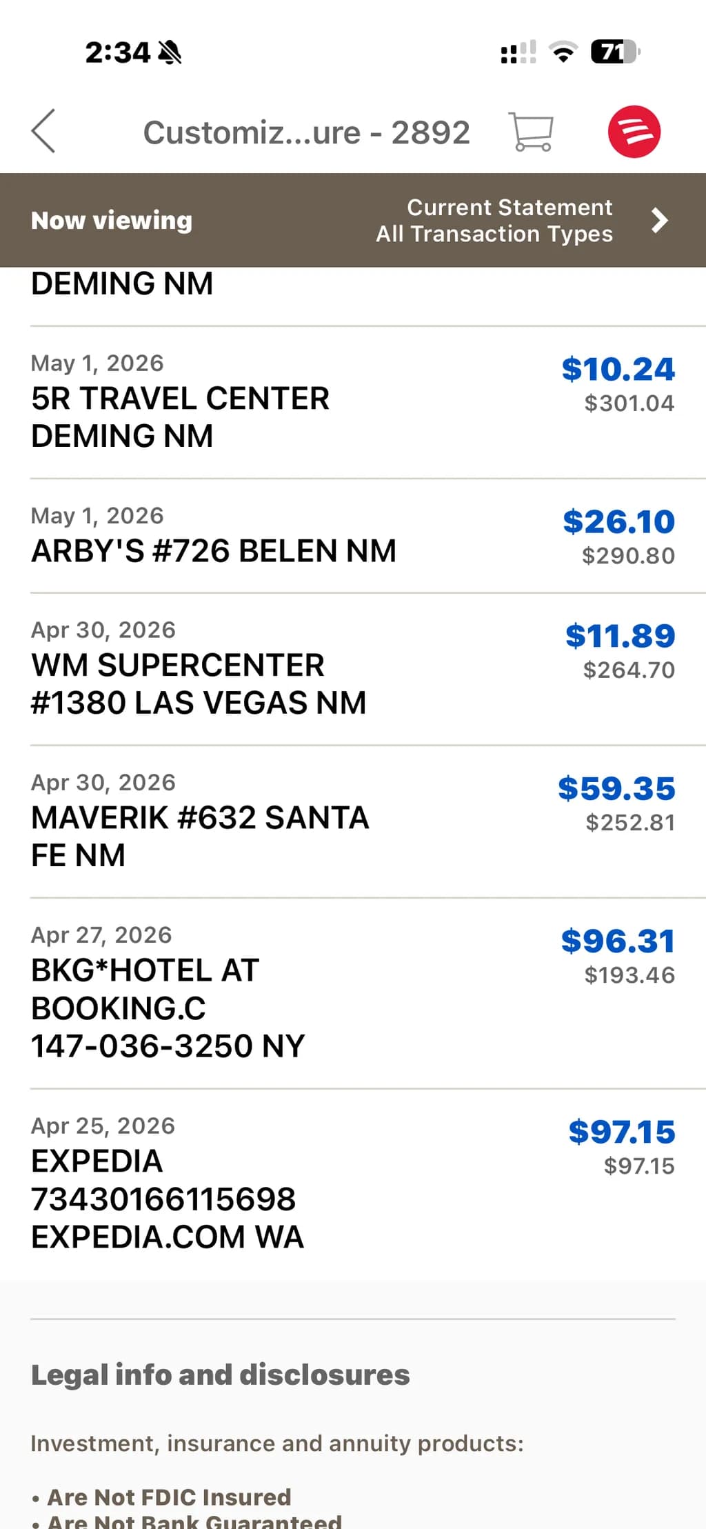 Travel Expenses Receipt