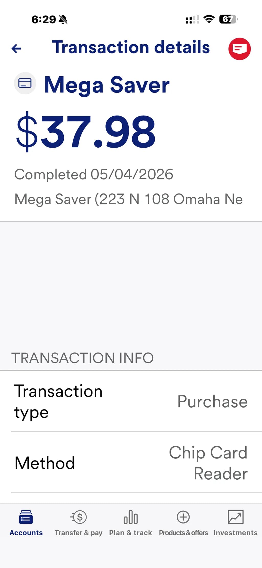 Mega Saver Transaction