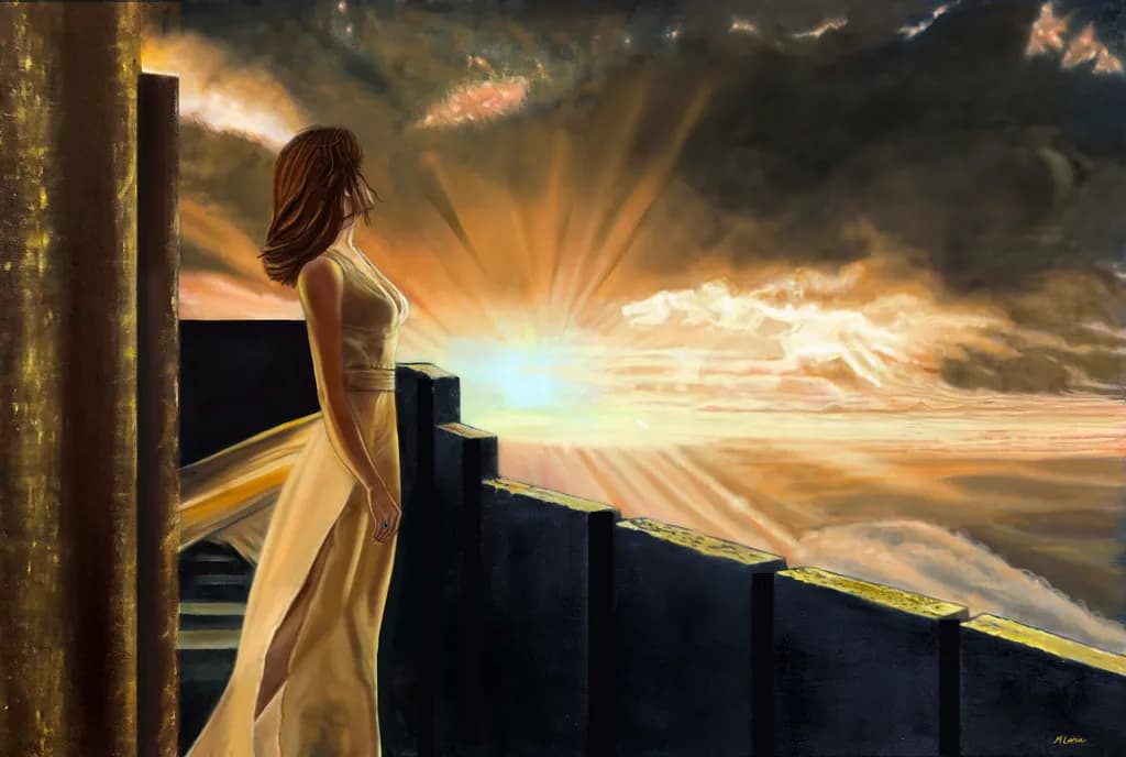 Woman at Tower