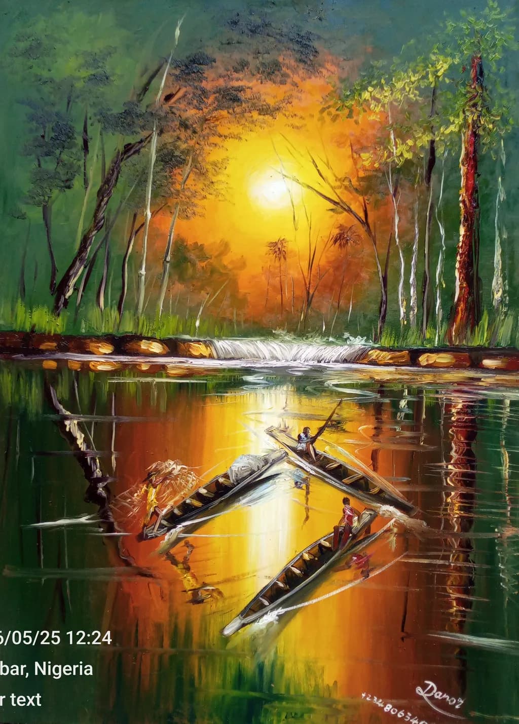 Sunset Canoe Dance