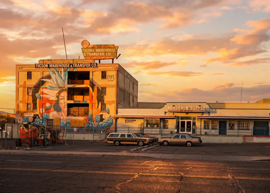 Tucson Warehouse Mural