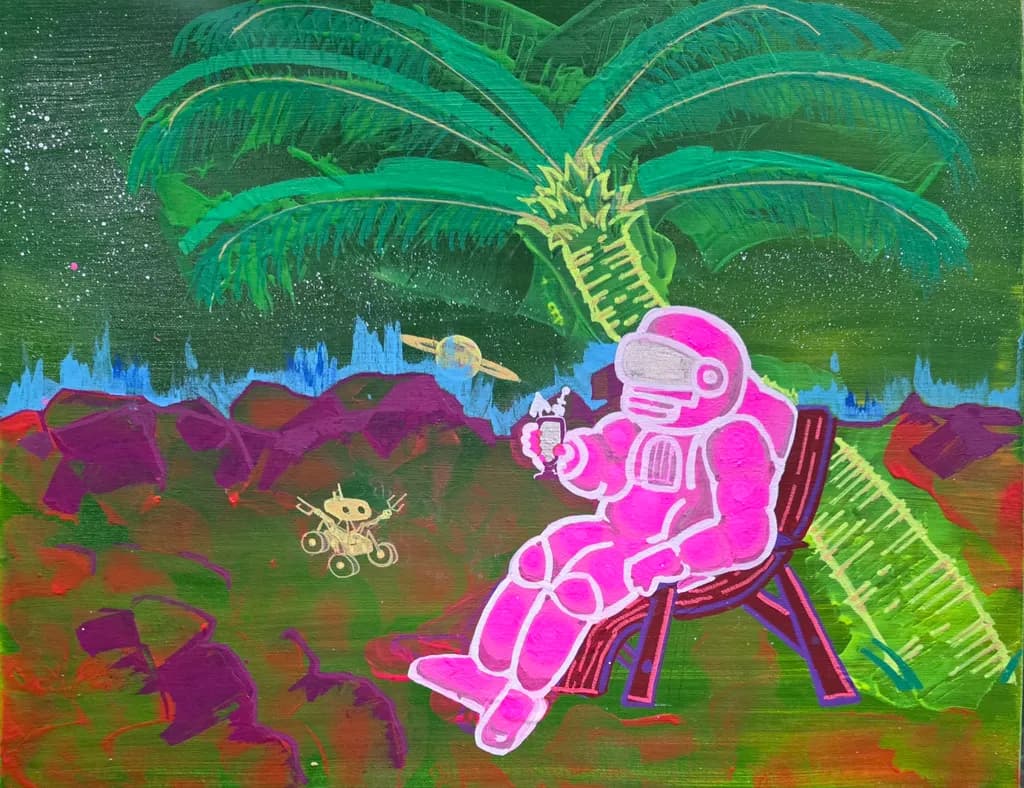 Palm on Mars