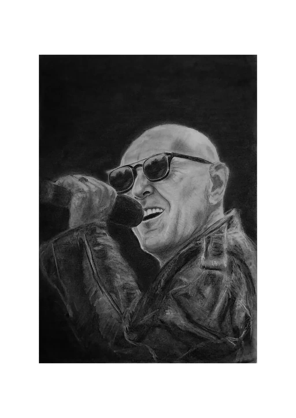 Singer in Leather Jacket