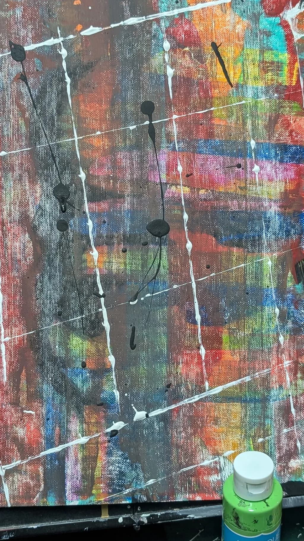 Colorful Drip Canvas