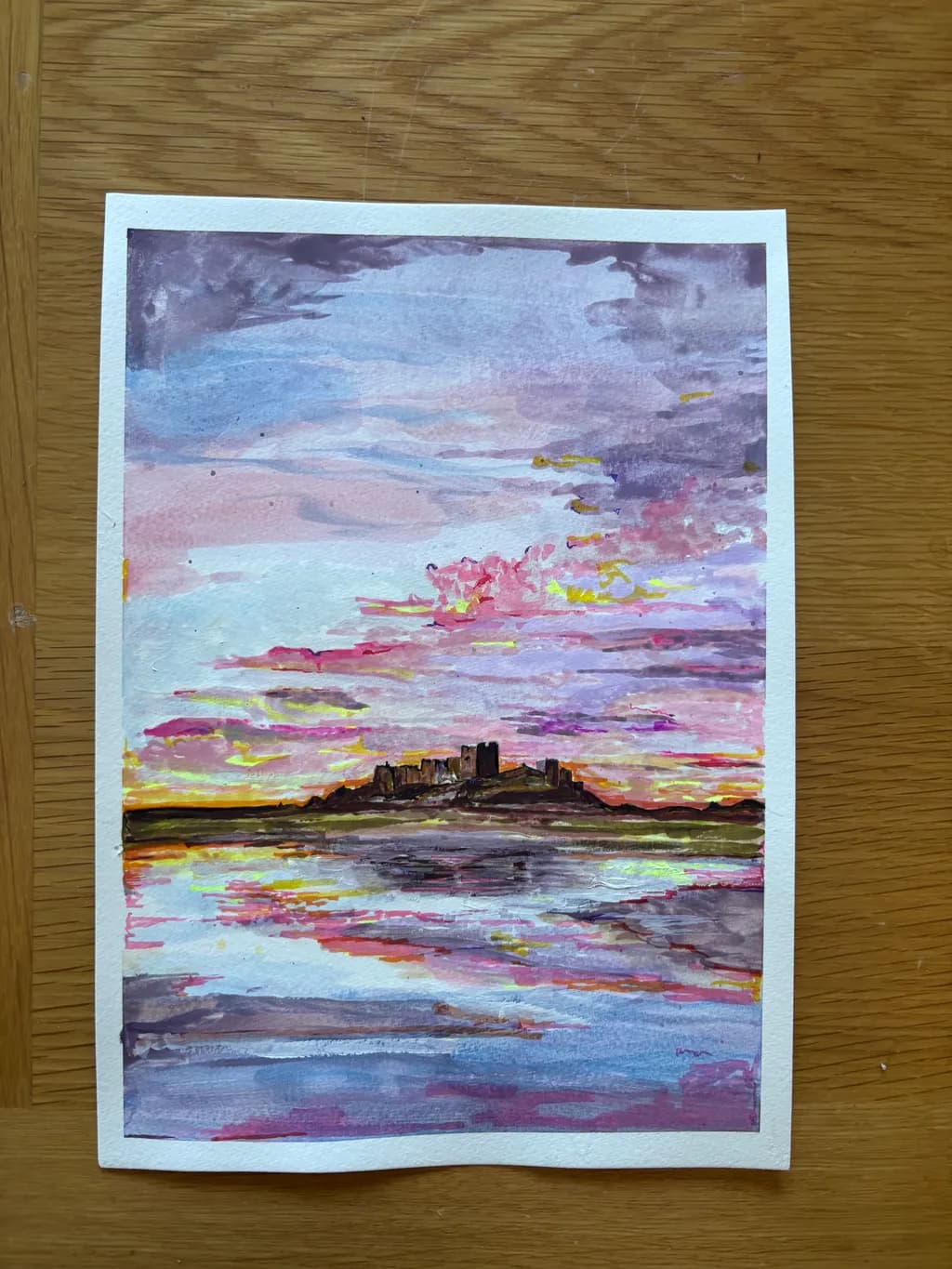 Dusky Castle Reflection