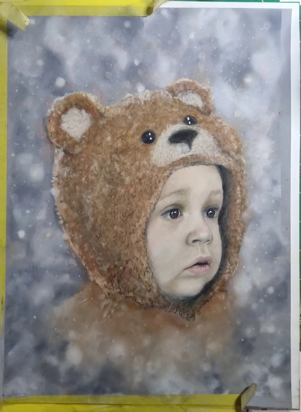 Child in Bear Hat
