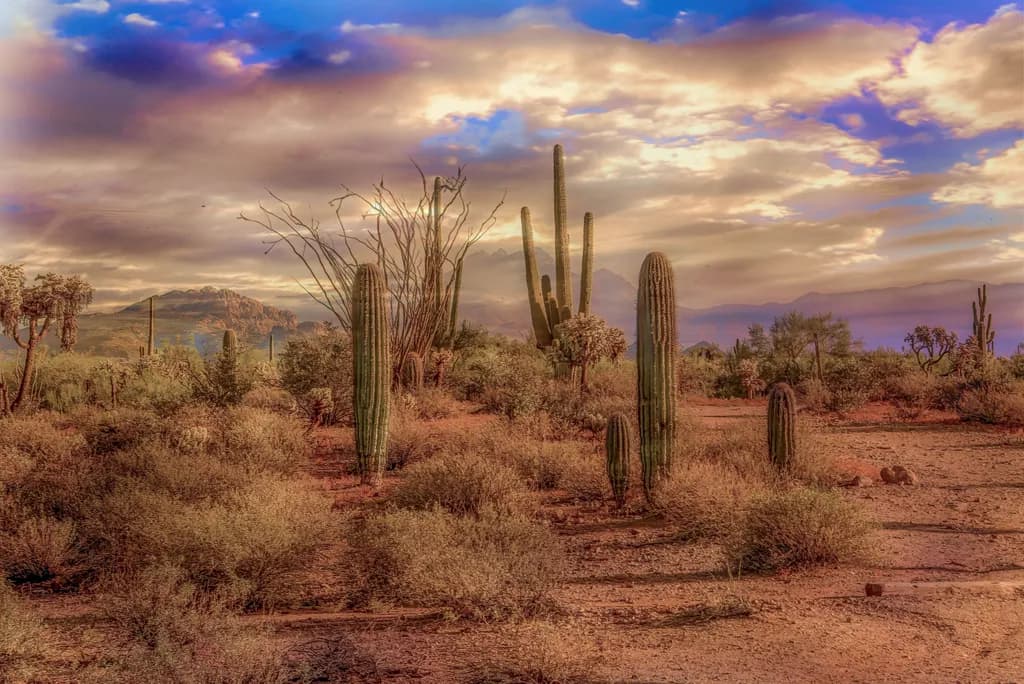 Saguaro Mountain Light