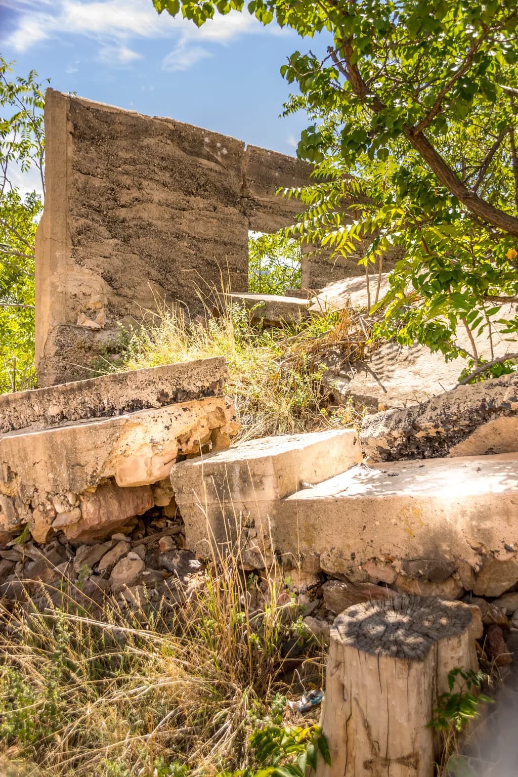 Sunlit Stone Ruins