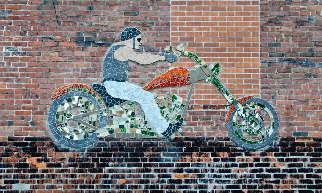 Harley Rider Mosaic
