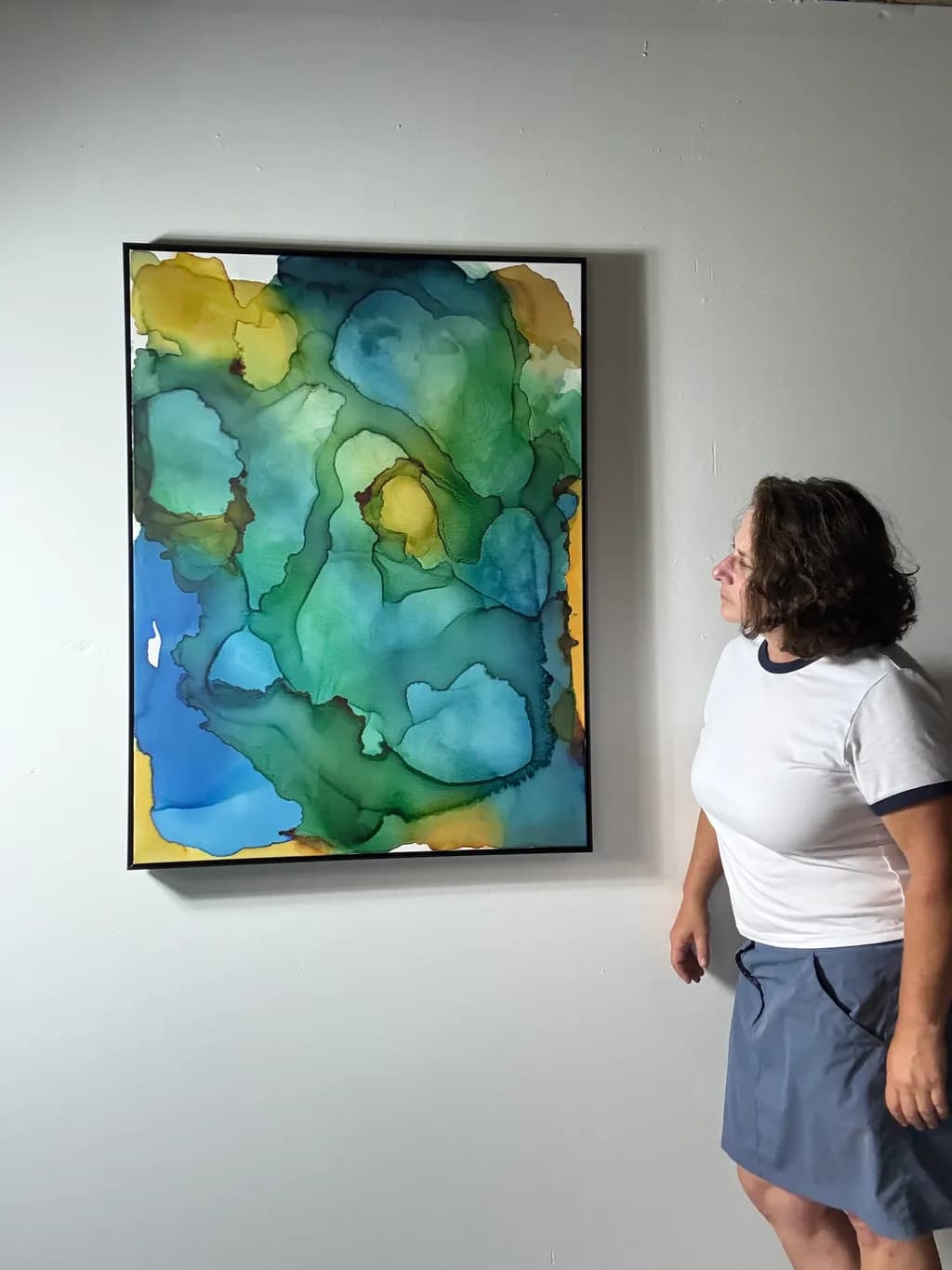 Abstract Ocean Map