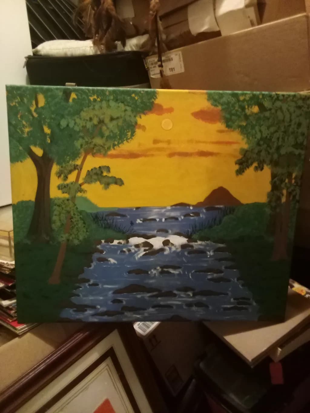 River Sunset Flow