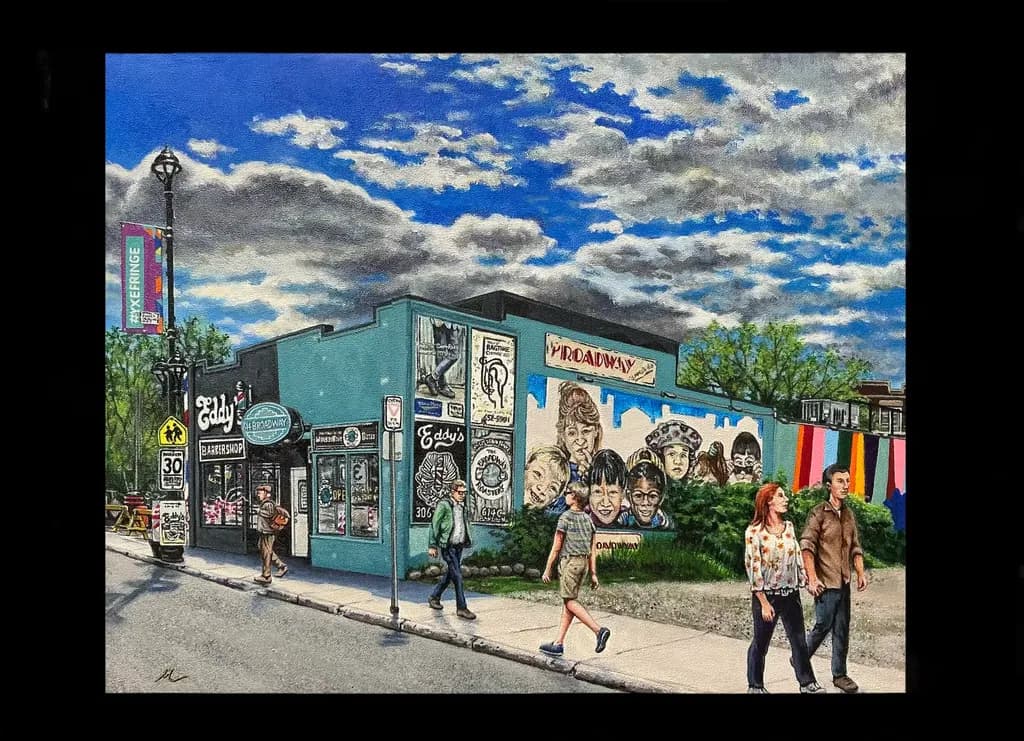 Broadway Mural Street Scene
