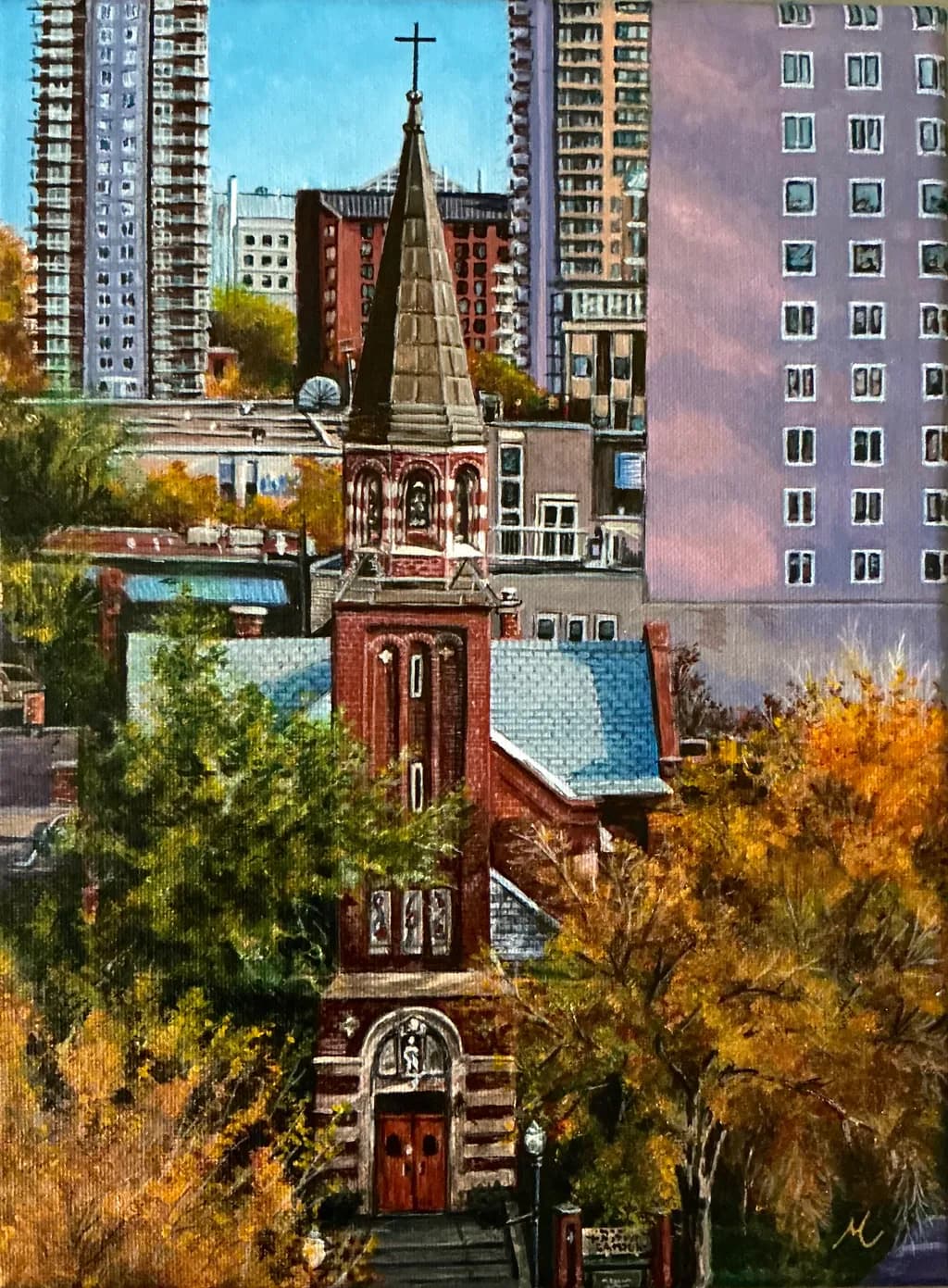 Urban Church Steeple
