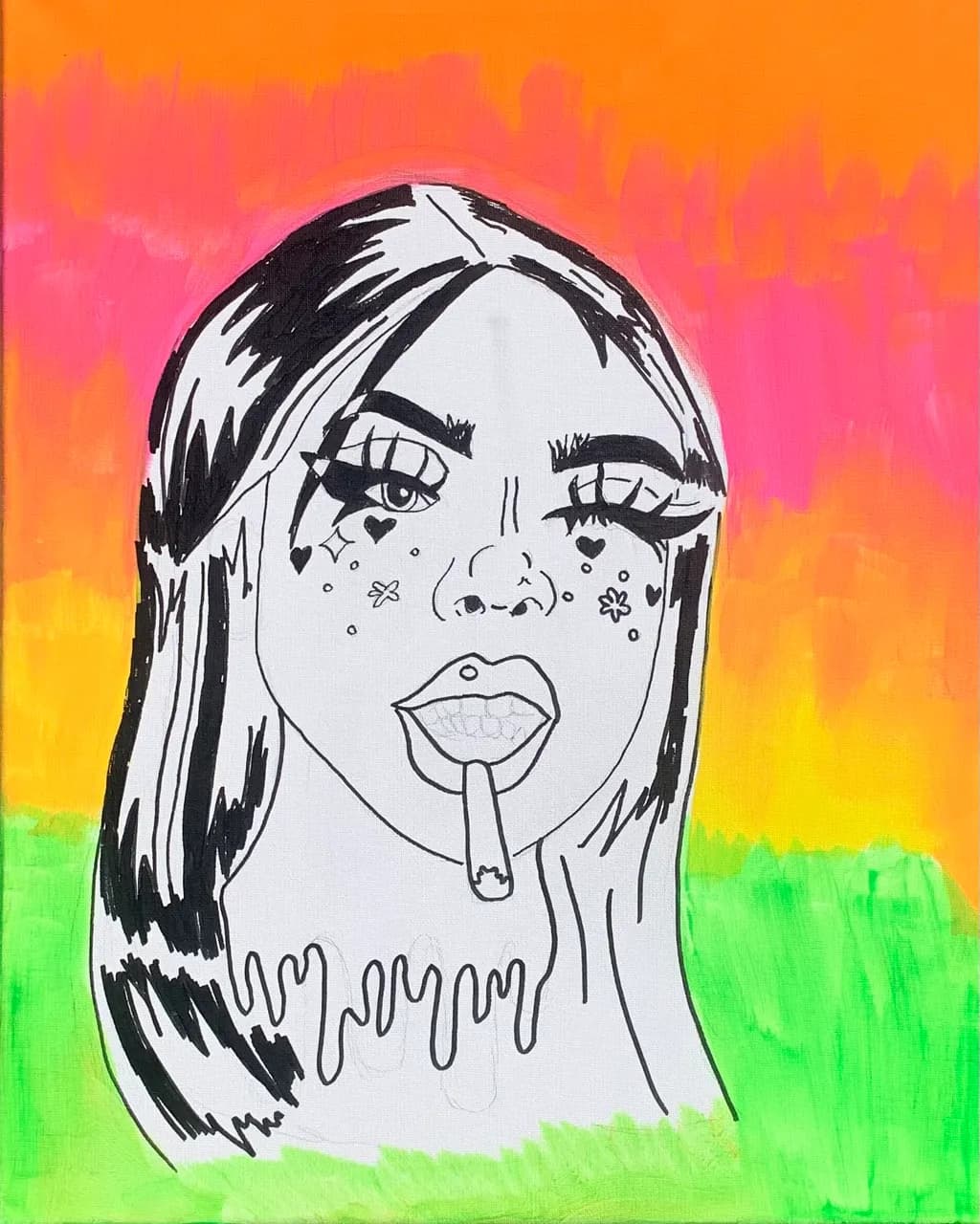 Neon Drip Rebel