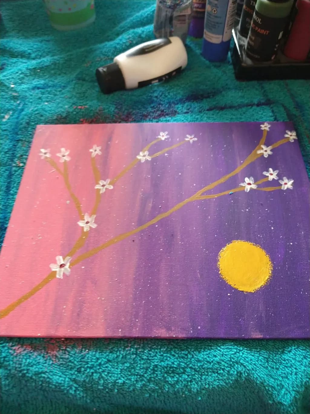 Golden Blossom Moon