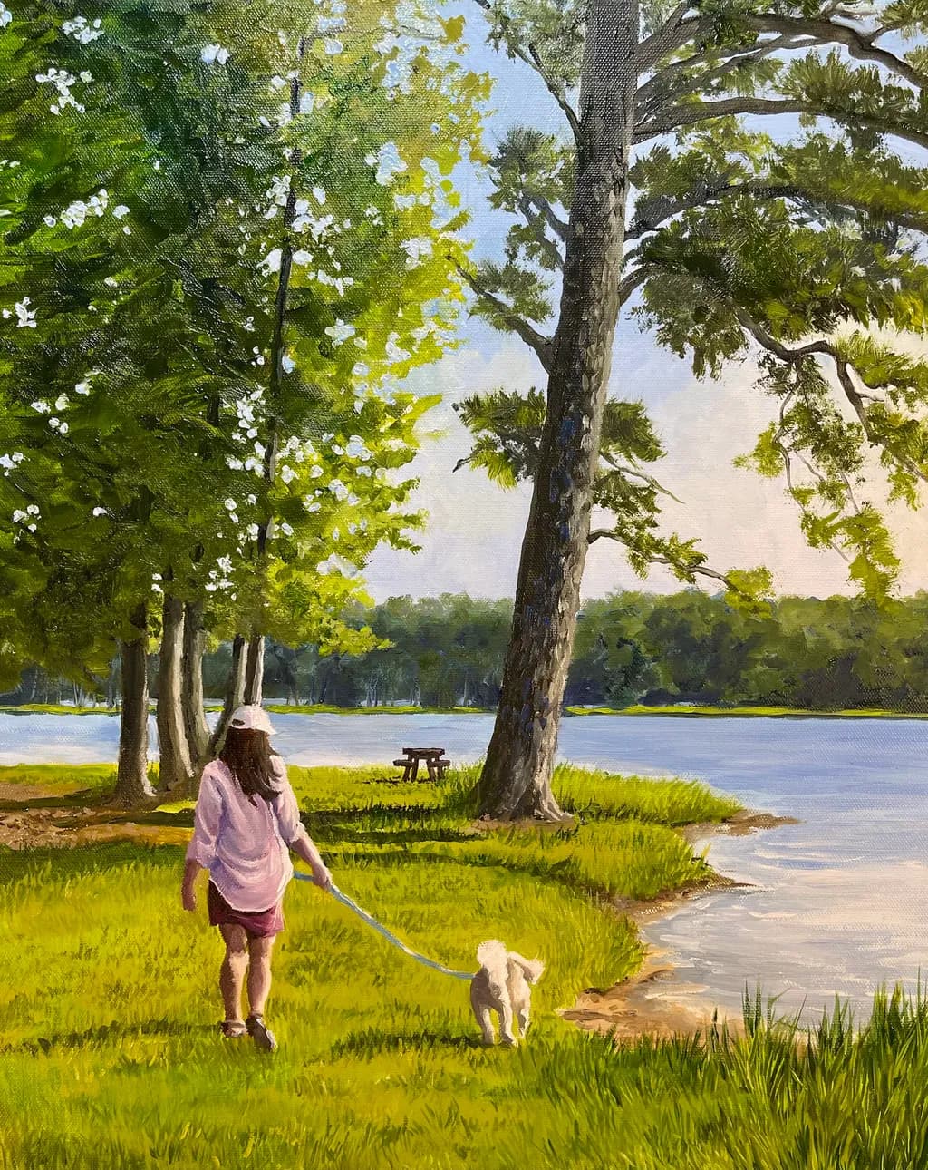 Lake Walk with Dog