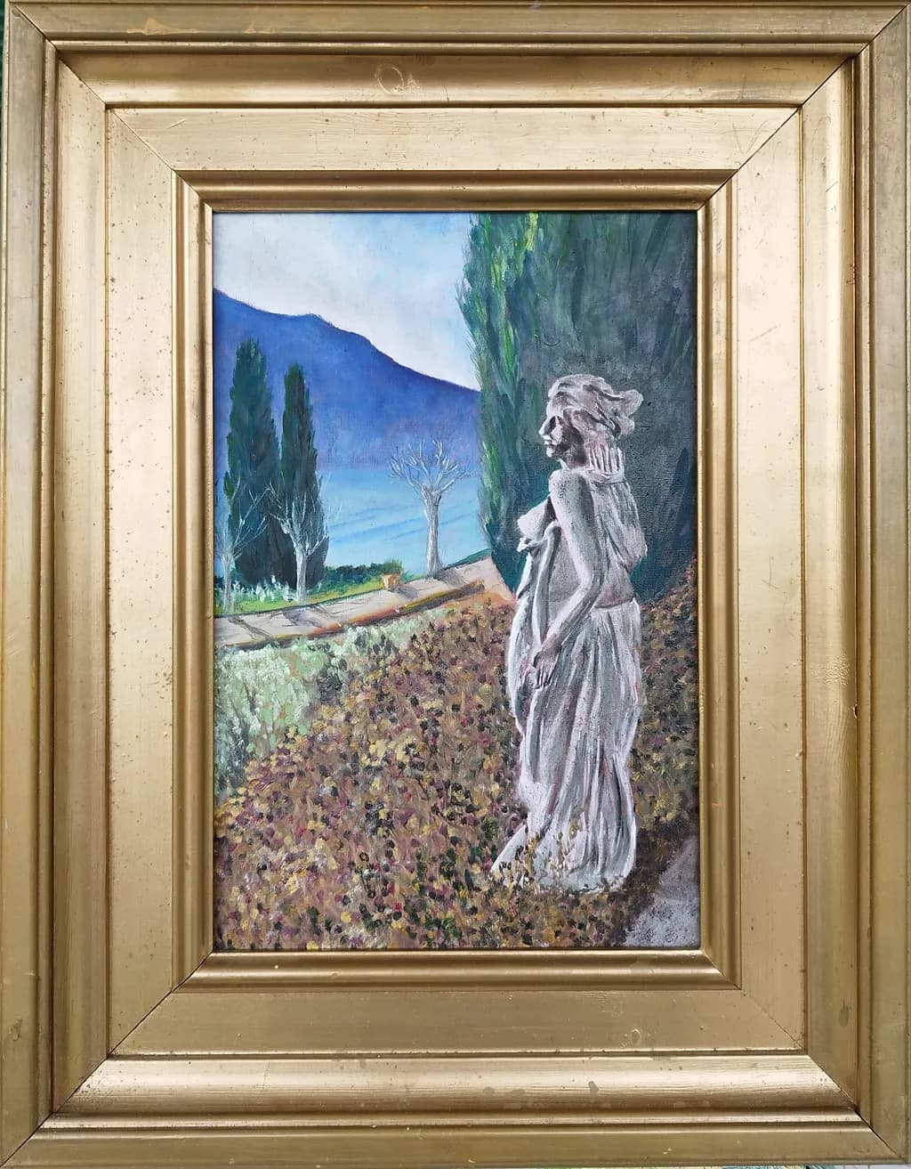 Statue by the Lake