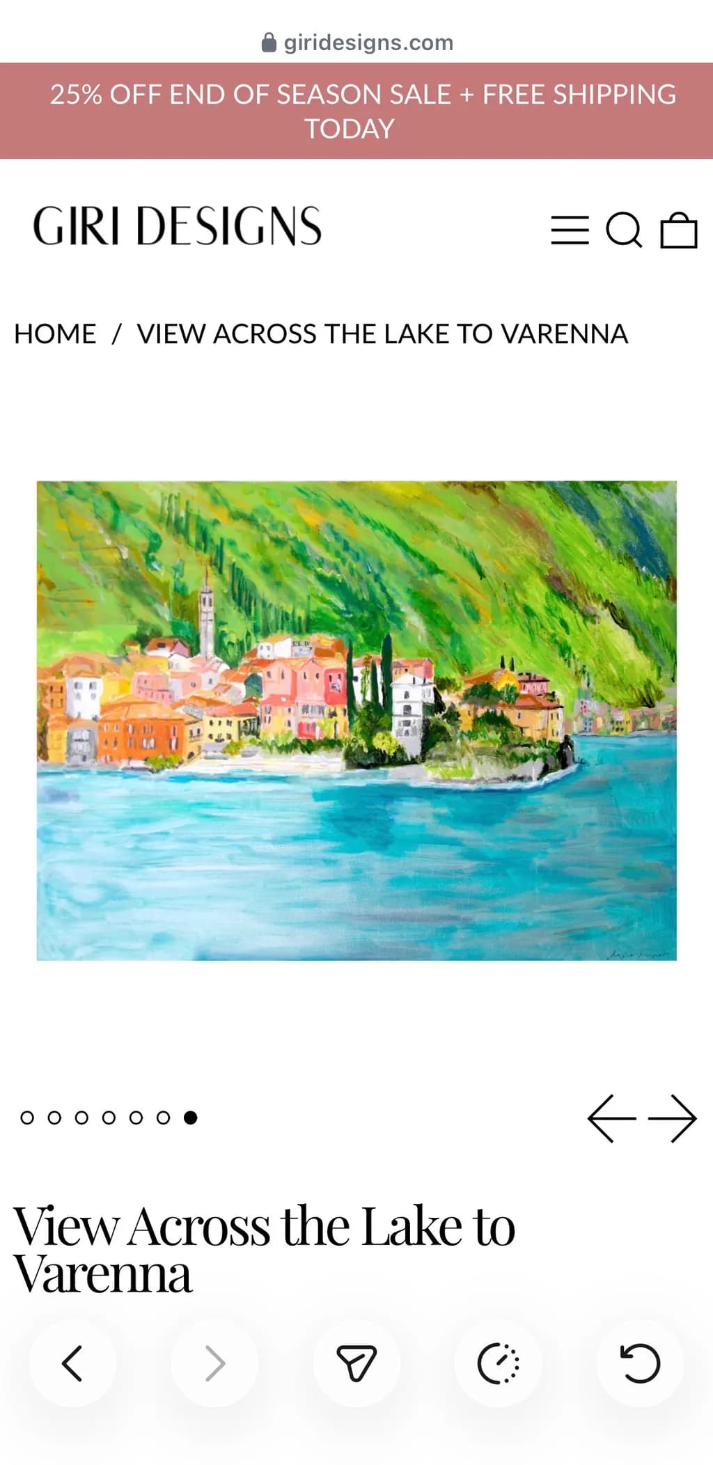 Lake View to Varenna