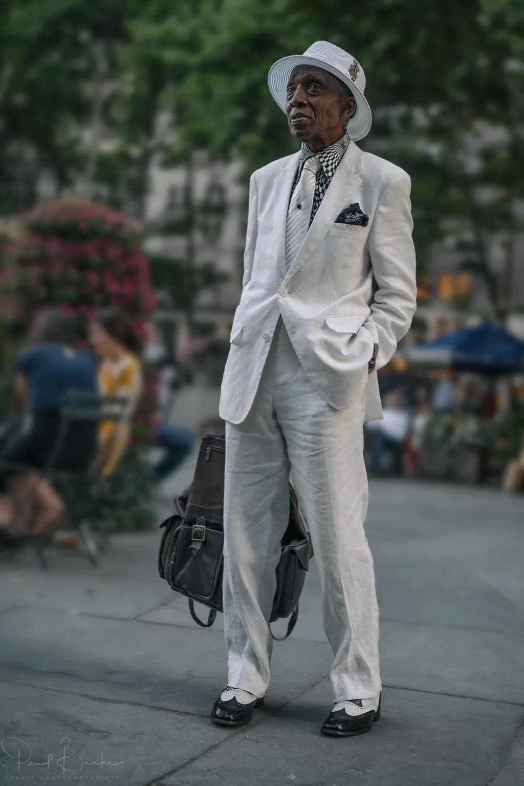 Dapper in White