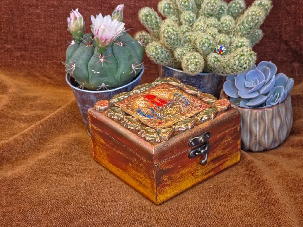 Rooster Keepsake Box