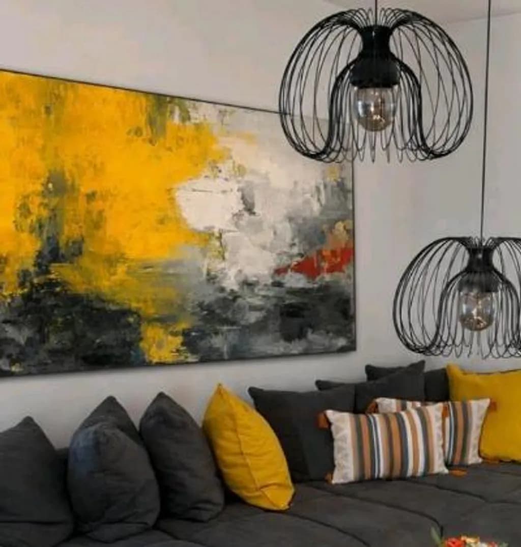Abstract Painting Diptych