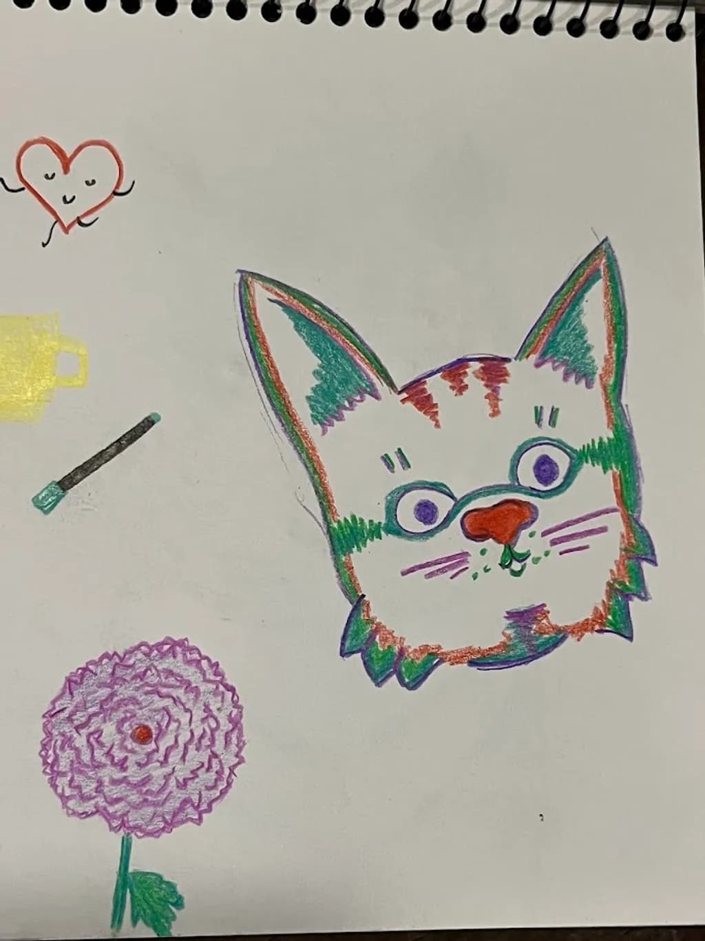 Playful Cat Sketch