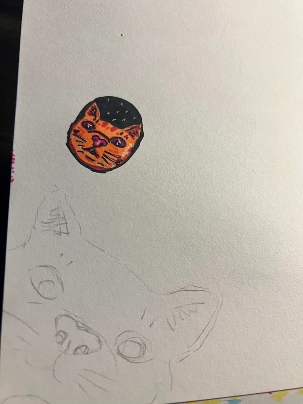 Orange Cat Sketch