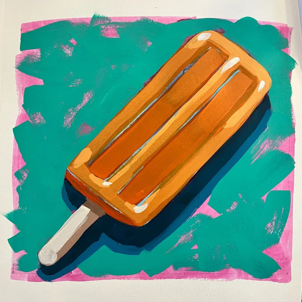 Retro Orange Popsicle