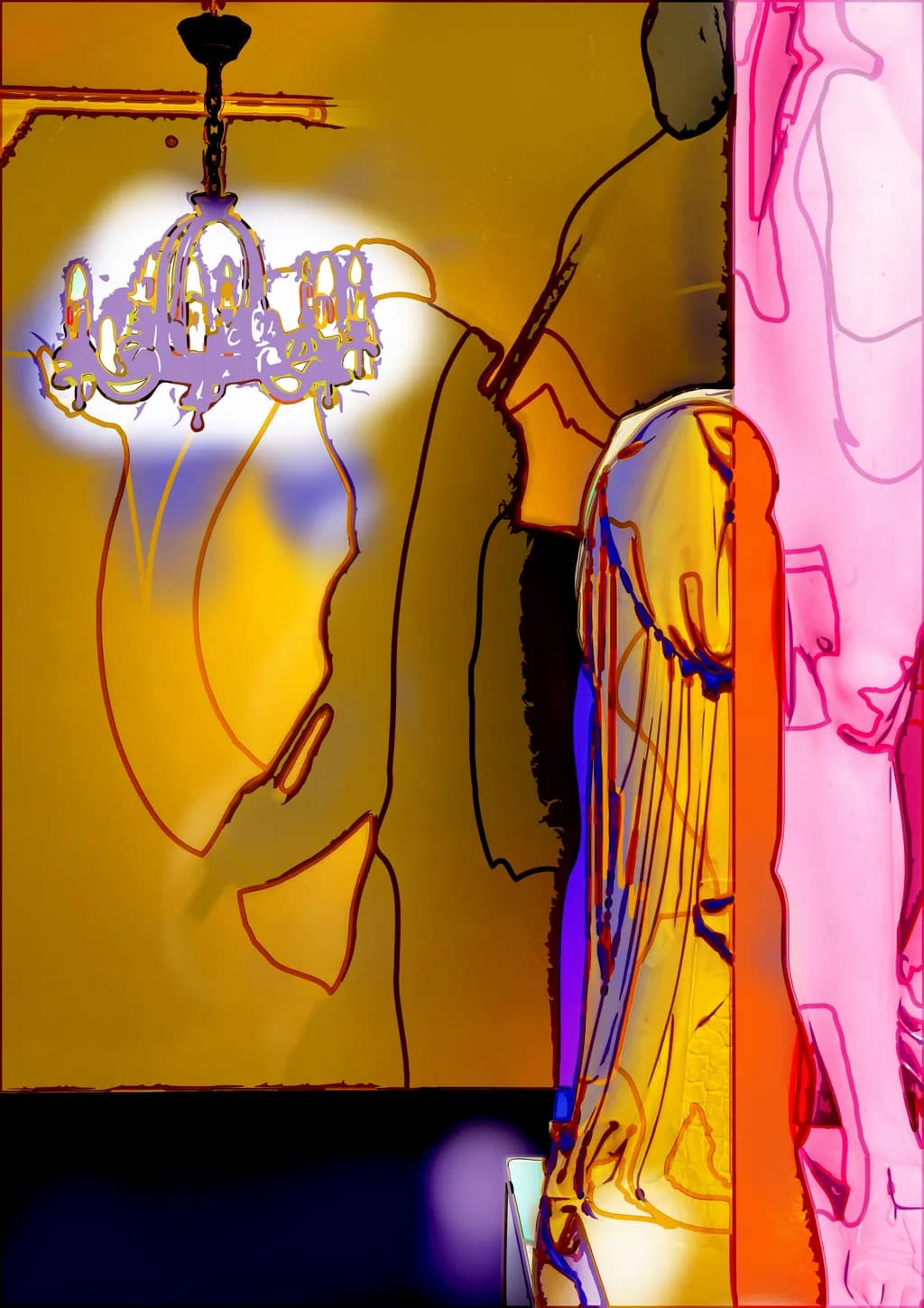 Neon Silhouettes