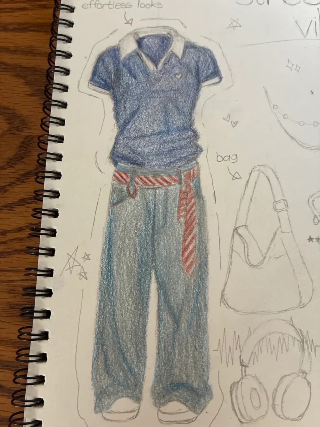 Casual Blue Ensemble