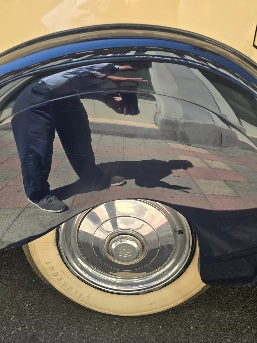 Hubcap Reflection