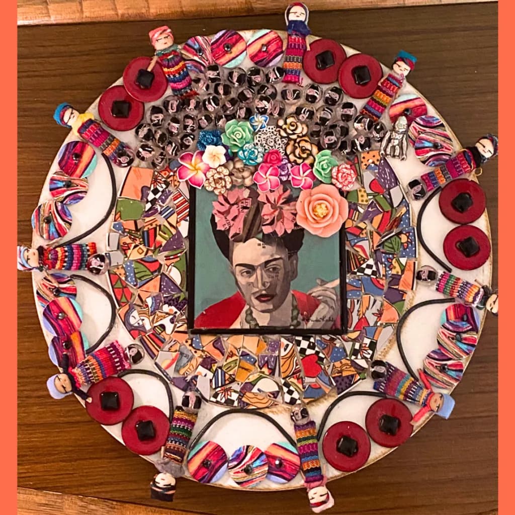 Frida White Charger Plate