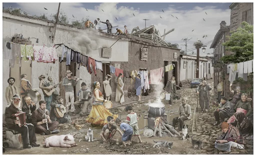 Gipsy Holiday Village Scene