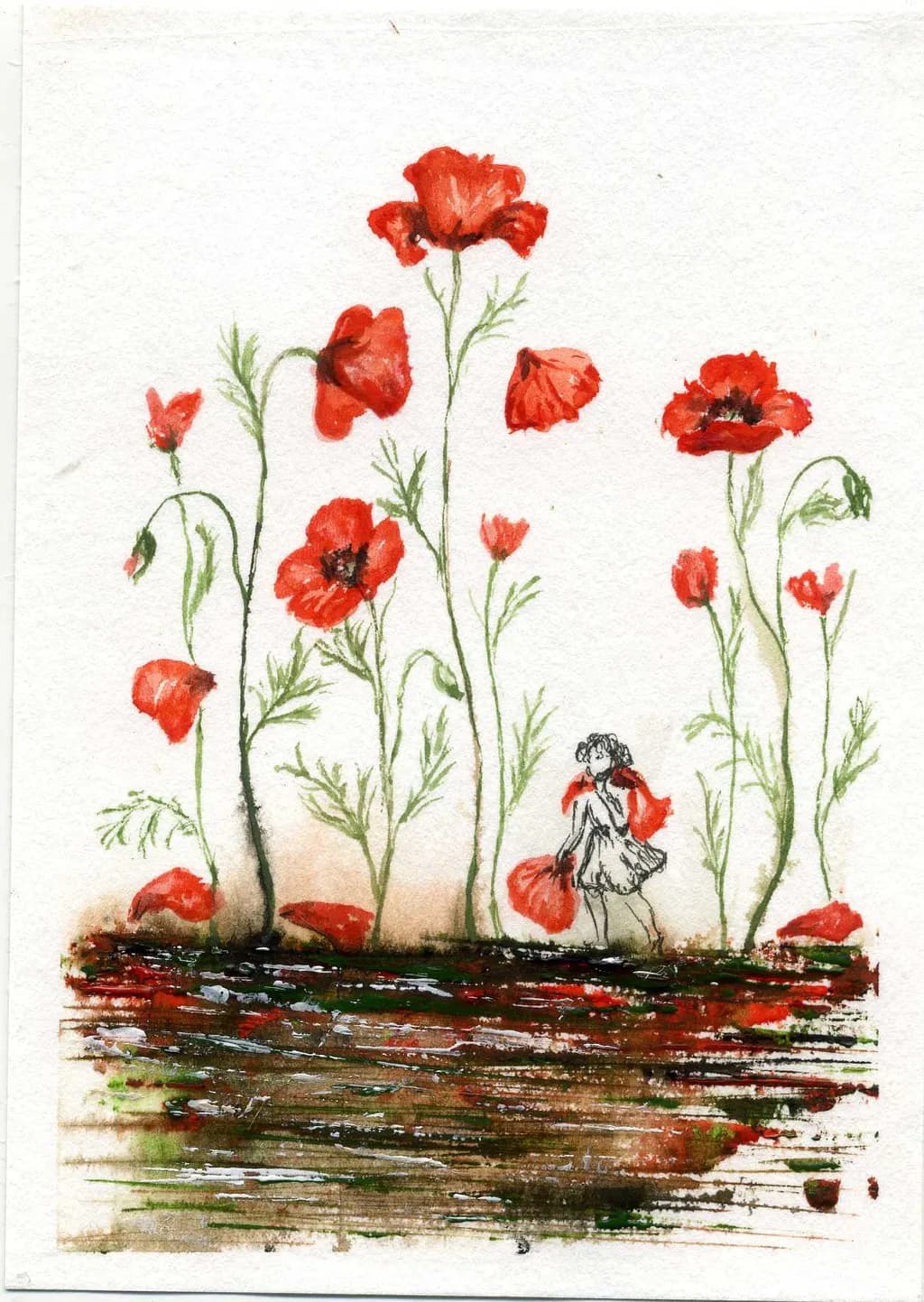 Poppy Garden Wandering