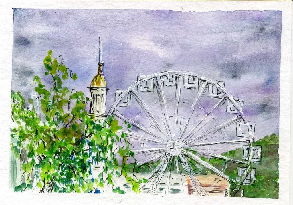 Ferris Wheel in Kyiv, Kontraktova Square