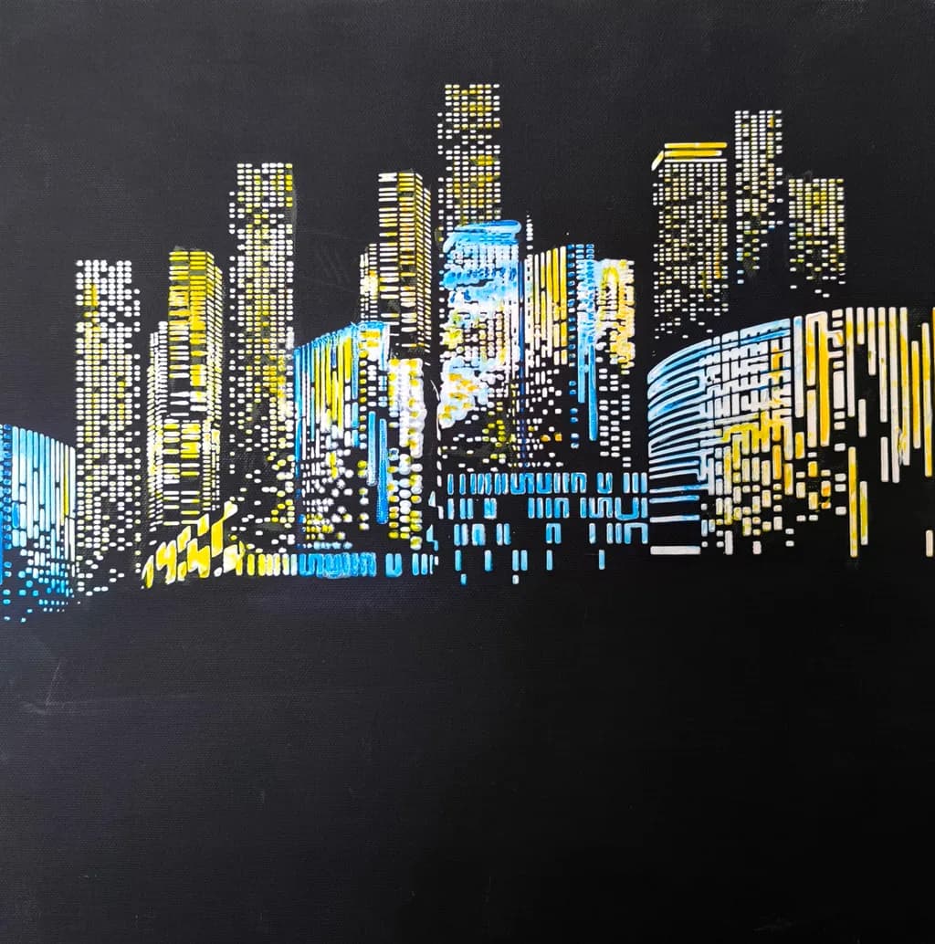 Neon Gridscape
