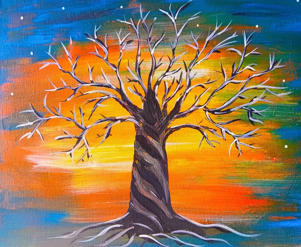 Wide Embrace Tree