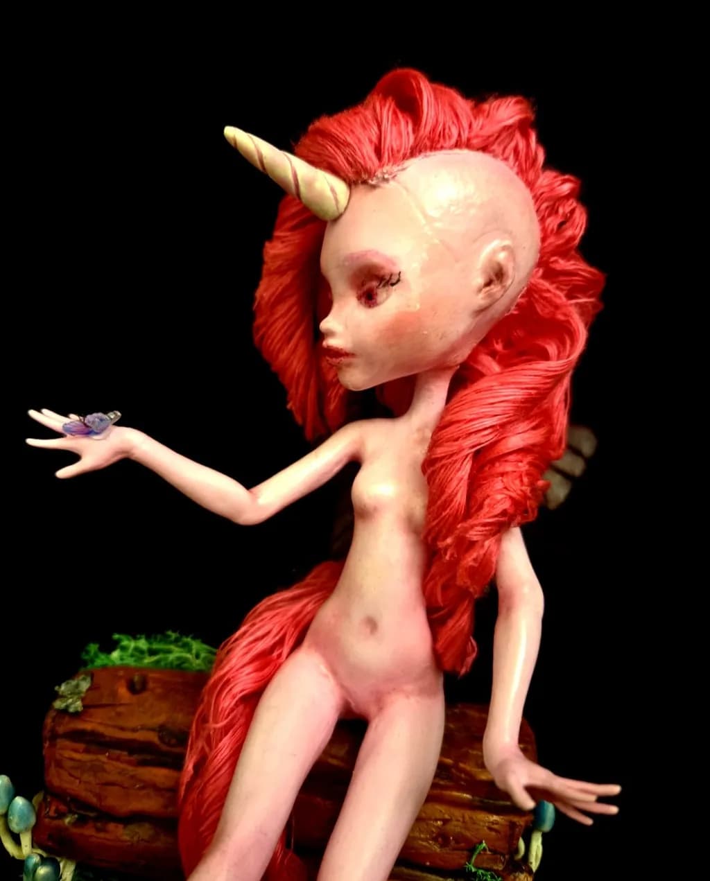 Crimson Unicorn Muse