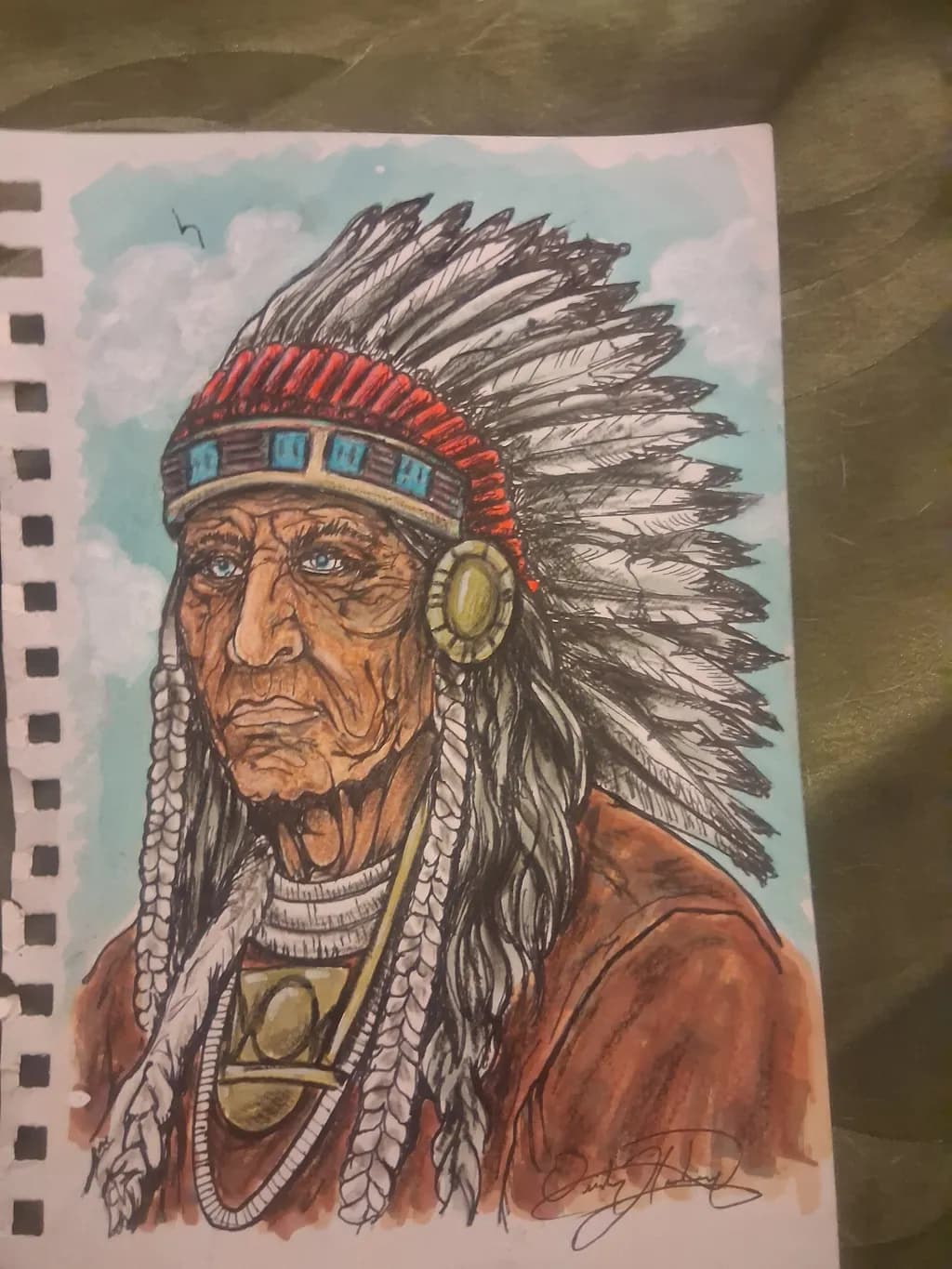 Native Chief Portrait