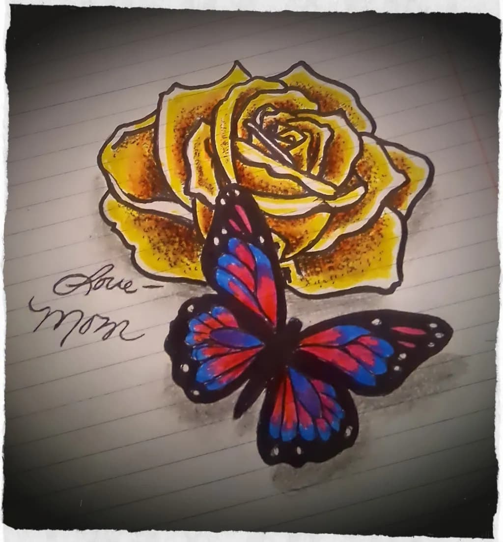 Butterfly Rose Bloom