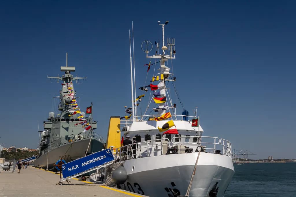 Navy Vessels Docked