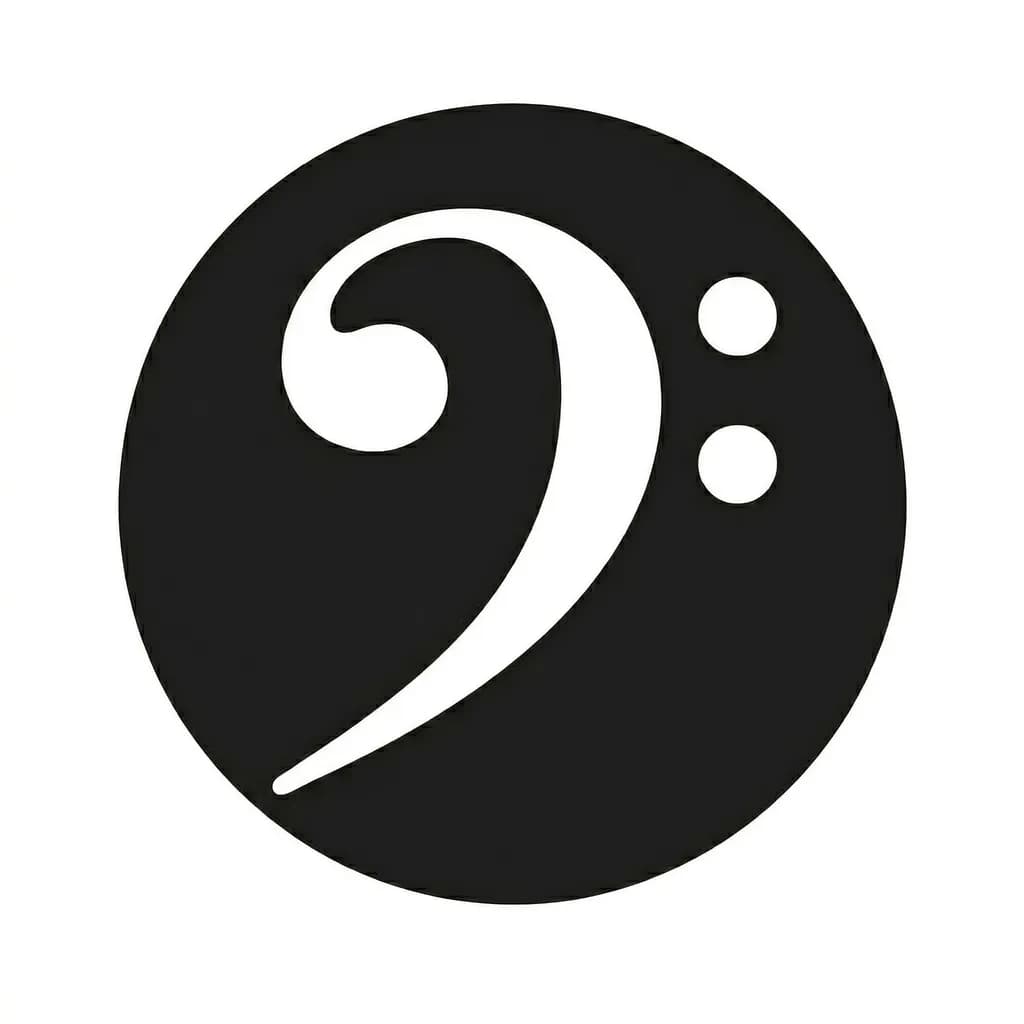 Bass Clef Emblem