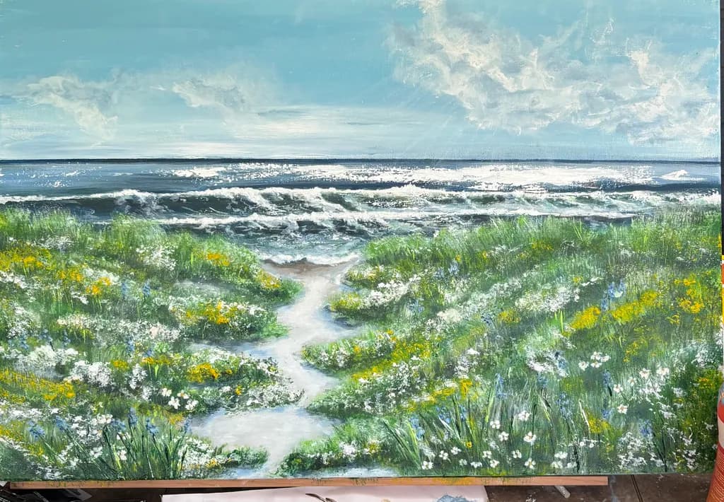 Coastal Bloom Path