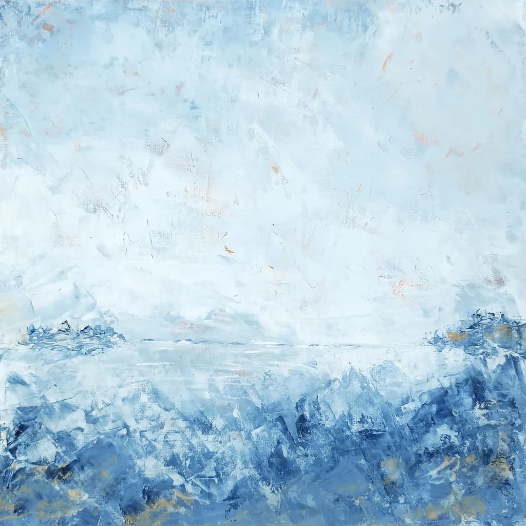 Abstract Blue Horizon