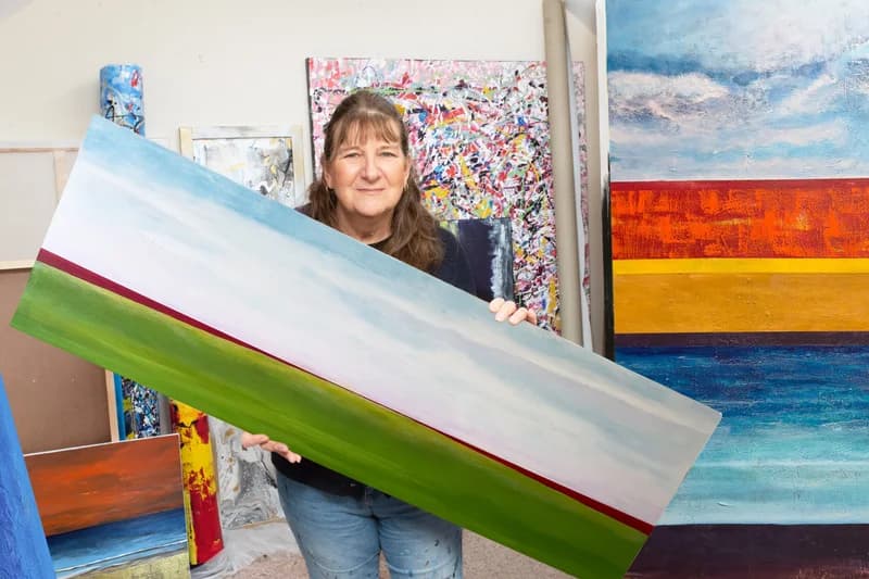In my studio