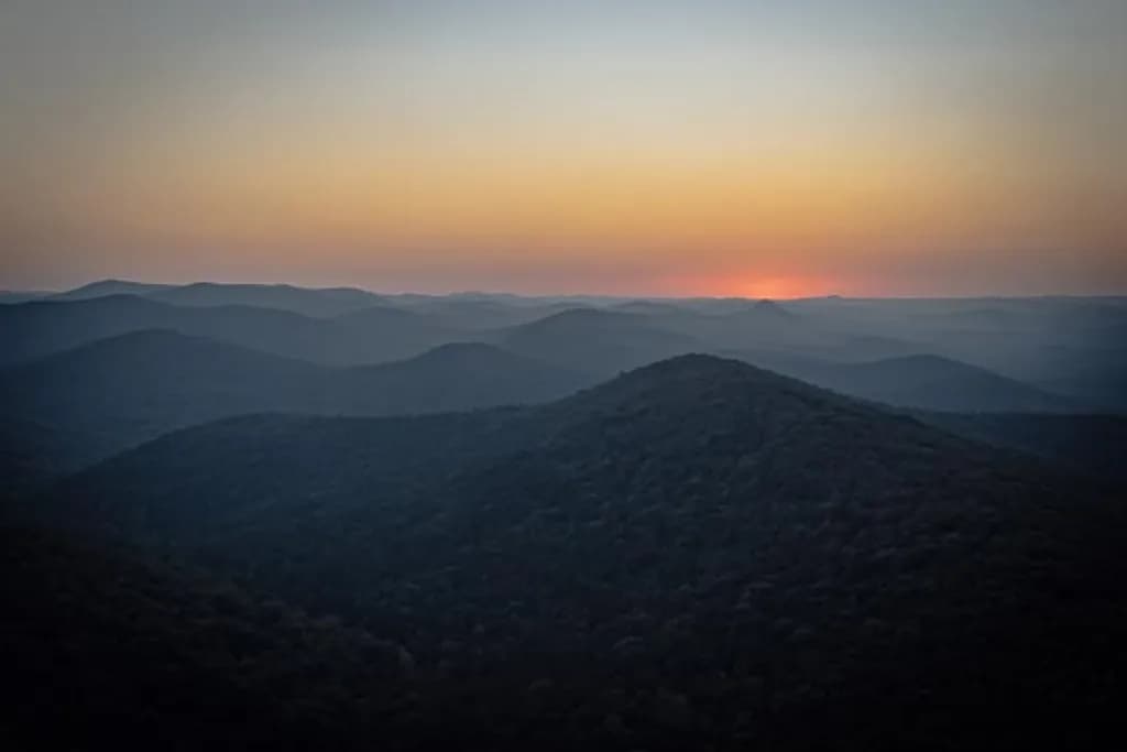 Dusk Over Ridges
