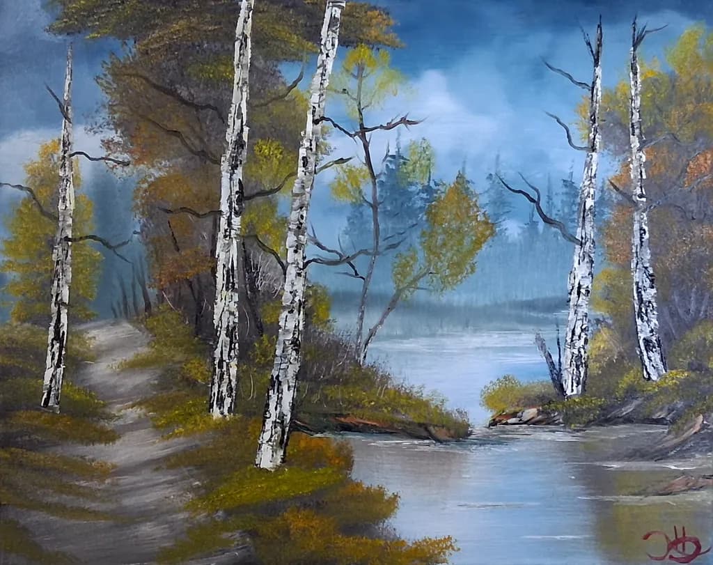 Misty Birch Creek