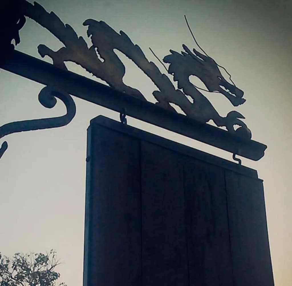 Iron Dragon Sign