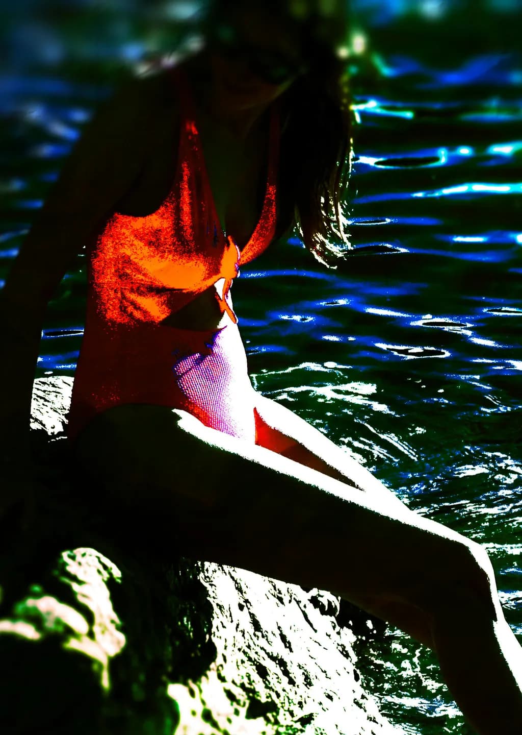 Neon Aqua Shadows